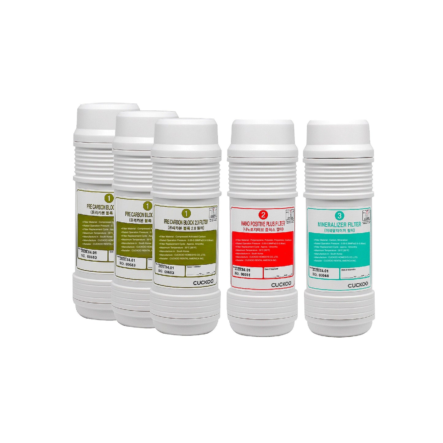 1-Year Water Filter Replacement Bundle for CP-MN031