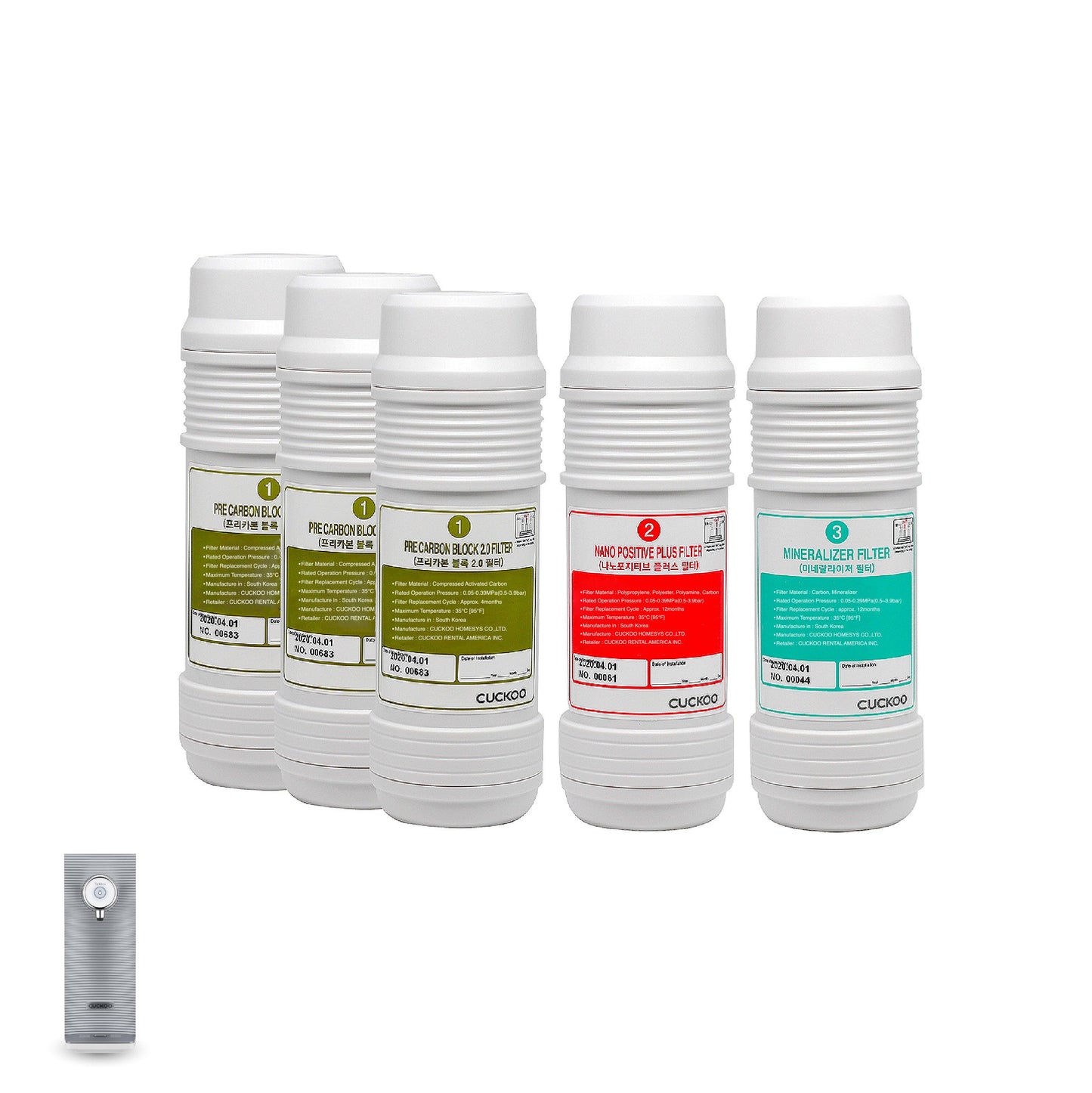 1-Year Water Filter Replacement Bundle for CP-MN031