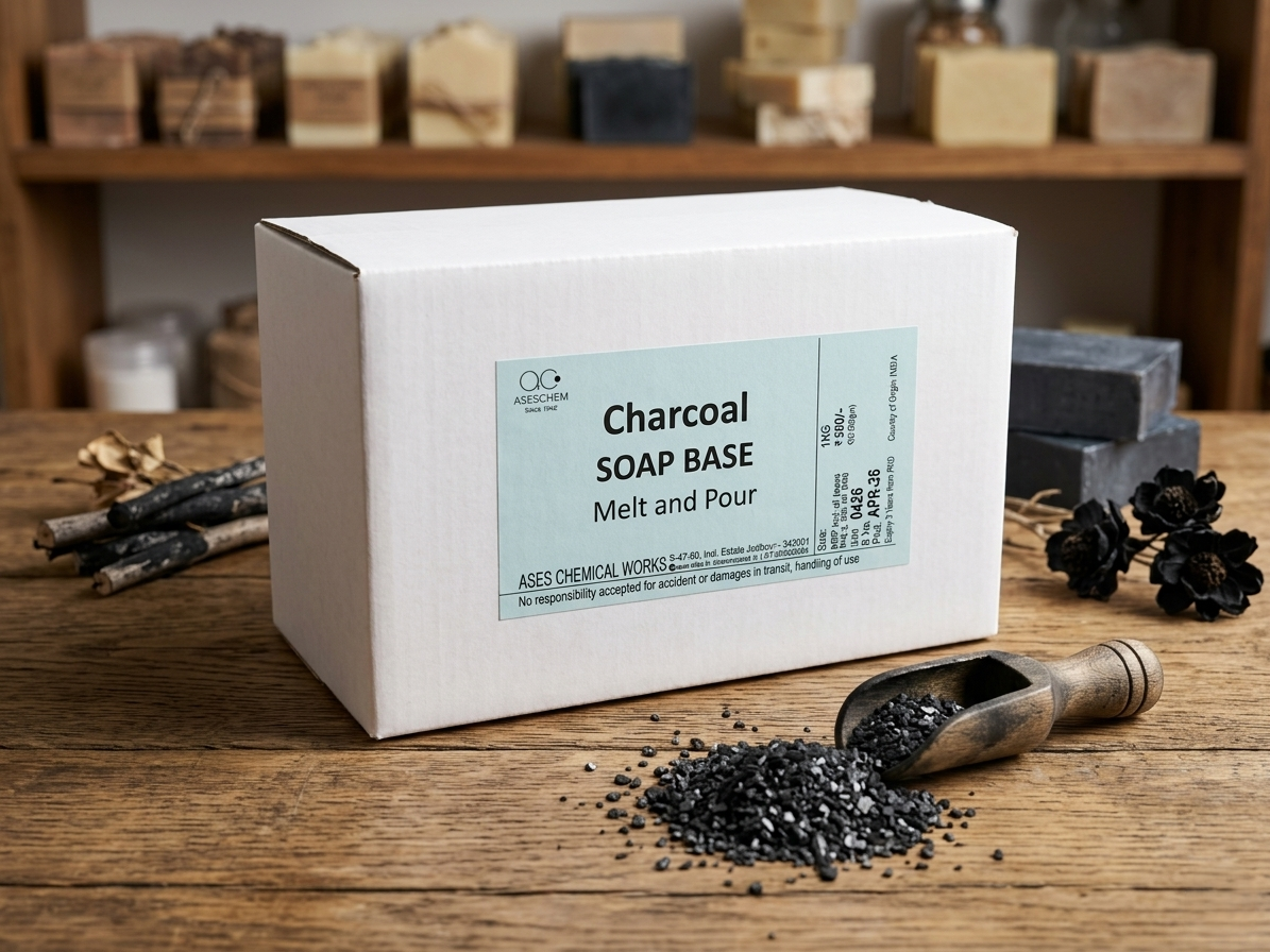 Soap Base Detox Charcoal (Melt and Pour) — Sulphate Free & Paraben Free