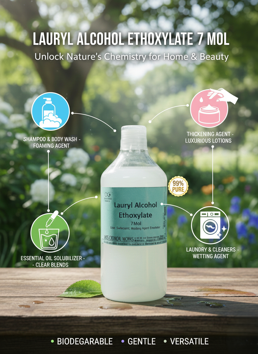 Lauryl Alcohol Ethoxylate 7 Mole/Laureth 7/C12-C14 Alcohol Ethoxylate 7 Mole