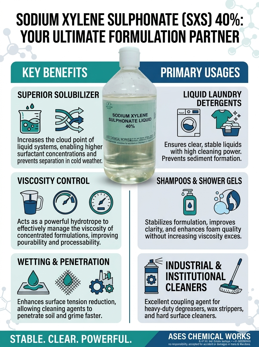 Sodium Xylene Sulphonate Liquid 40%