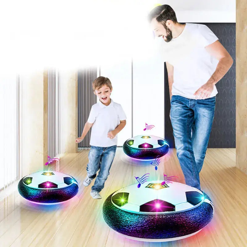 Hover Soccer Ball for Kids - Electric Floating Football with LED Lights & Music for Outdoor Games