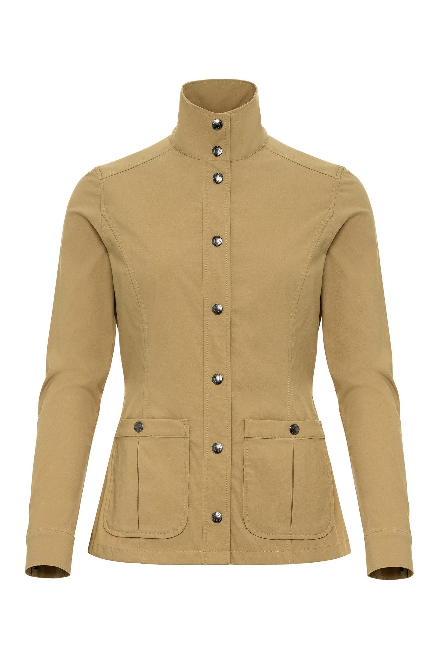 Jane Stretch Snap Front Jacket