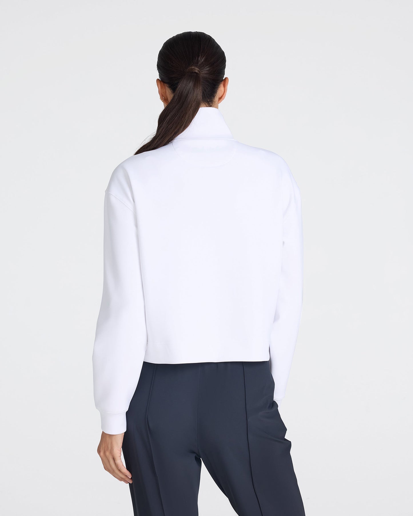 At Ease Quarterzip - White
