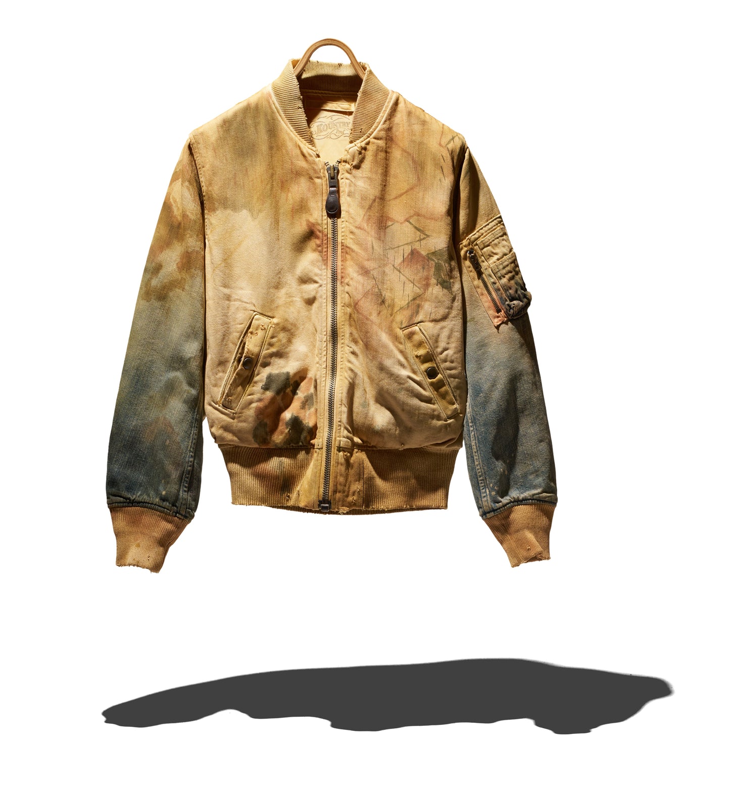 MA-1 Bleached Denim Jacket (M14)
