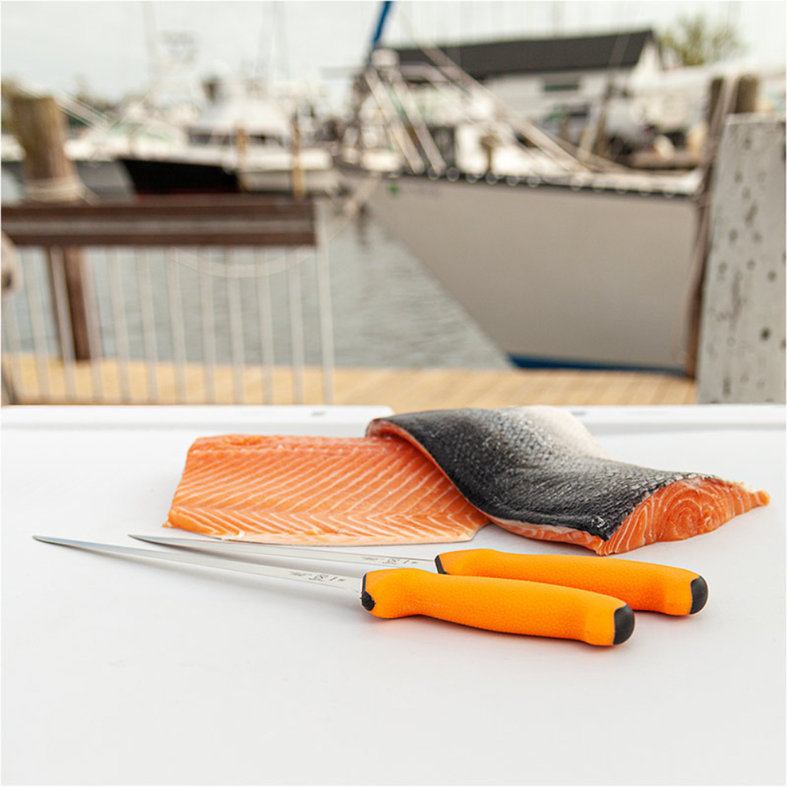 MERCER SPORT Orange Sport Handle Fillet 8" Knife