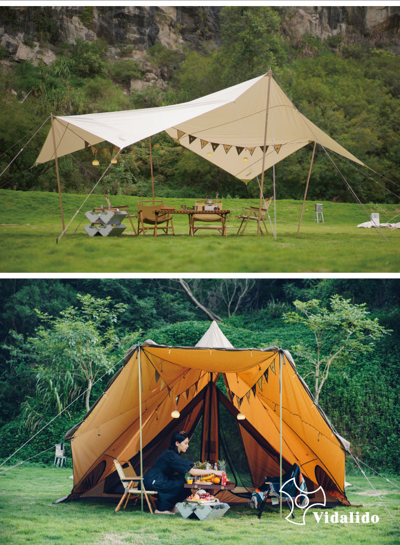 Vidalido Decorative Flag Pennant Outdoor Multifunctional Hanging Light Rope Camping Equipment Lamp Hook Points Hanging Canopy Pole Lanyard Wind Rope