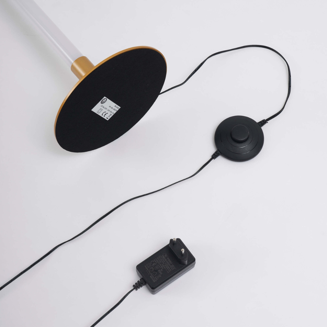 Dimmable RGB LED Corner Floor Lamp With Remote Control
