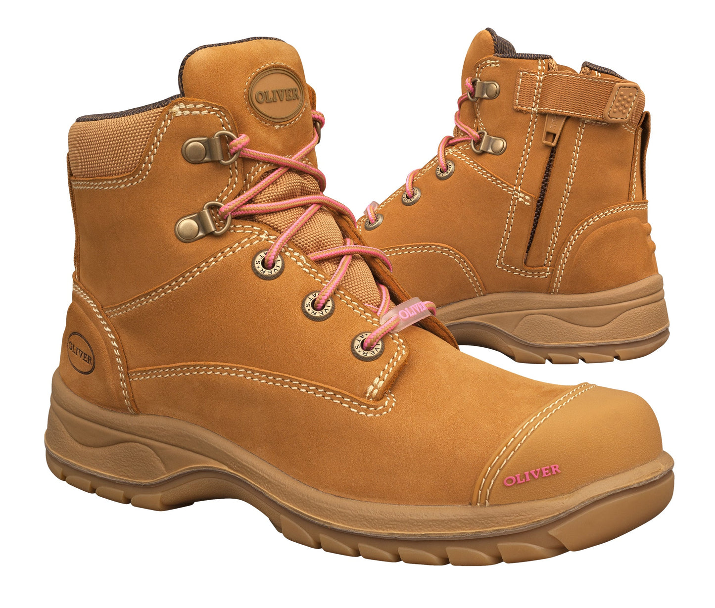 Oliver 49 Series Women's Ankle Height Zip Side Lace Up Boot