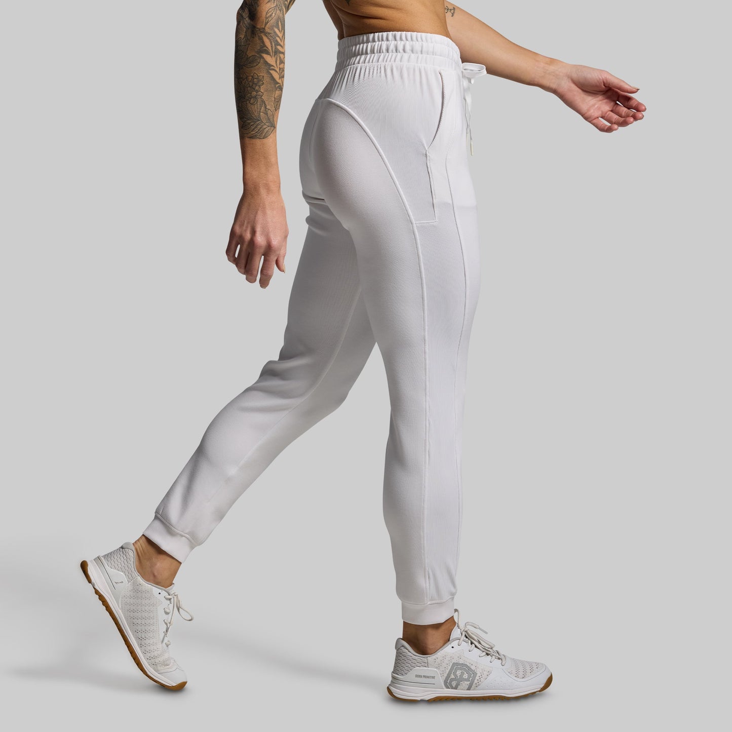 Women's Lounge Lux Jogger (White)