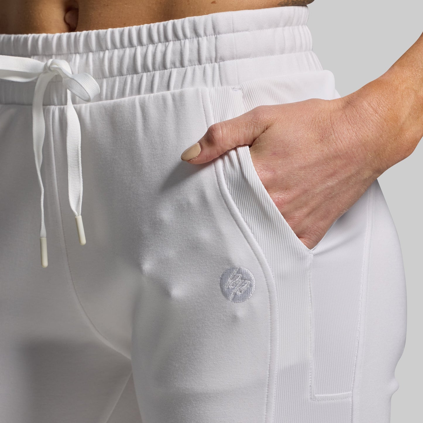 Women's Lounge Lux Jogger (White)