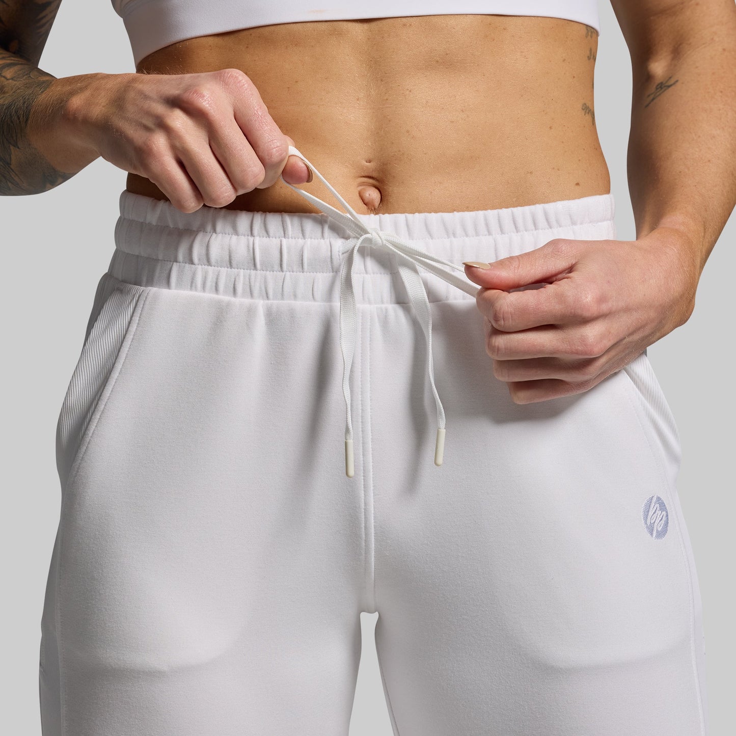 Women's Lounge Lux Jogger (White)