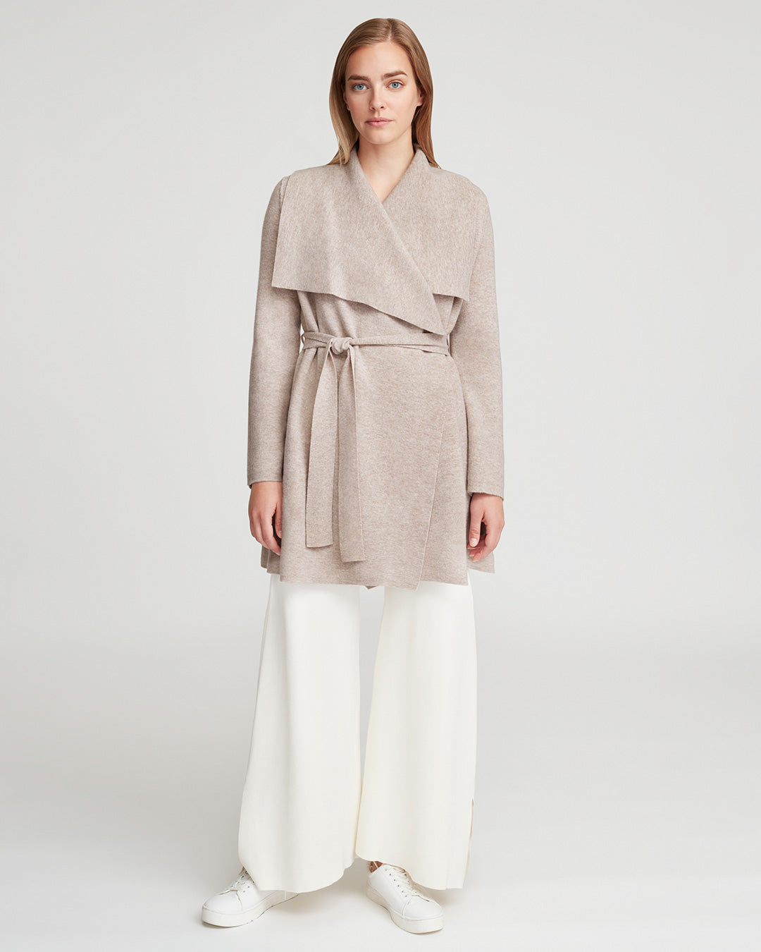 Wool Cashmere Sweater Coat