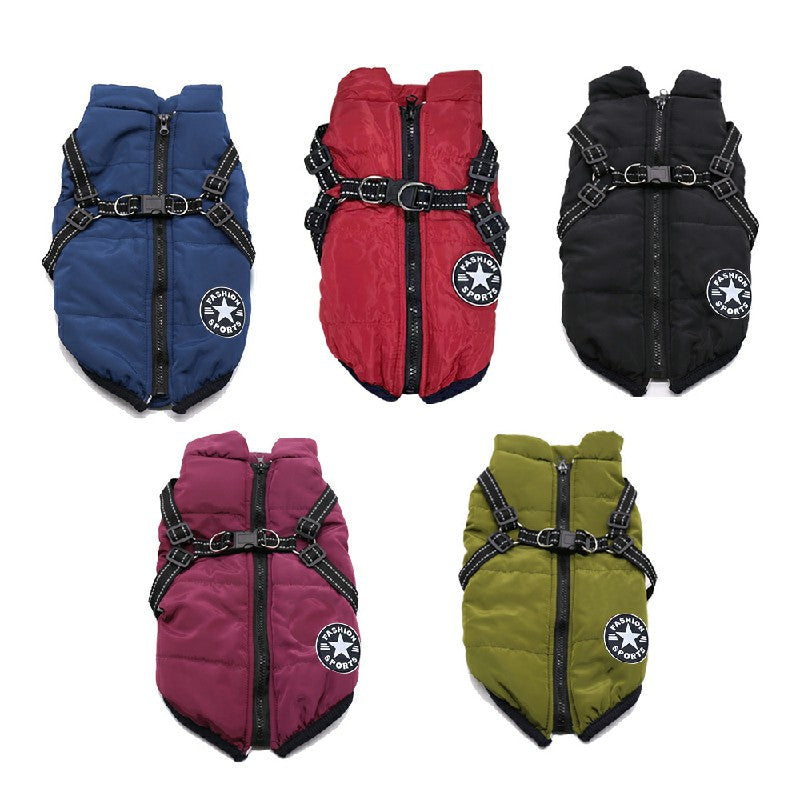Snugglez Warm Padded Dog Coat