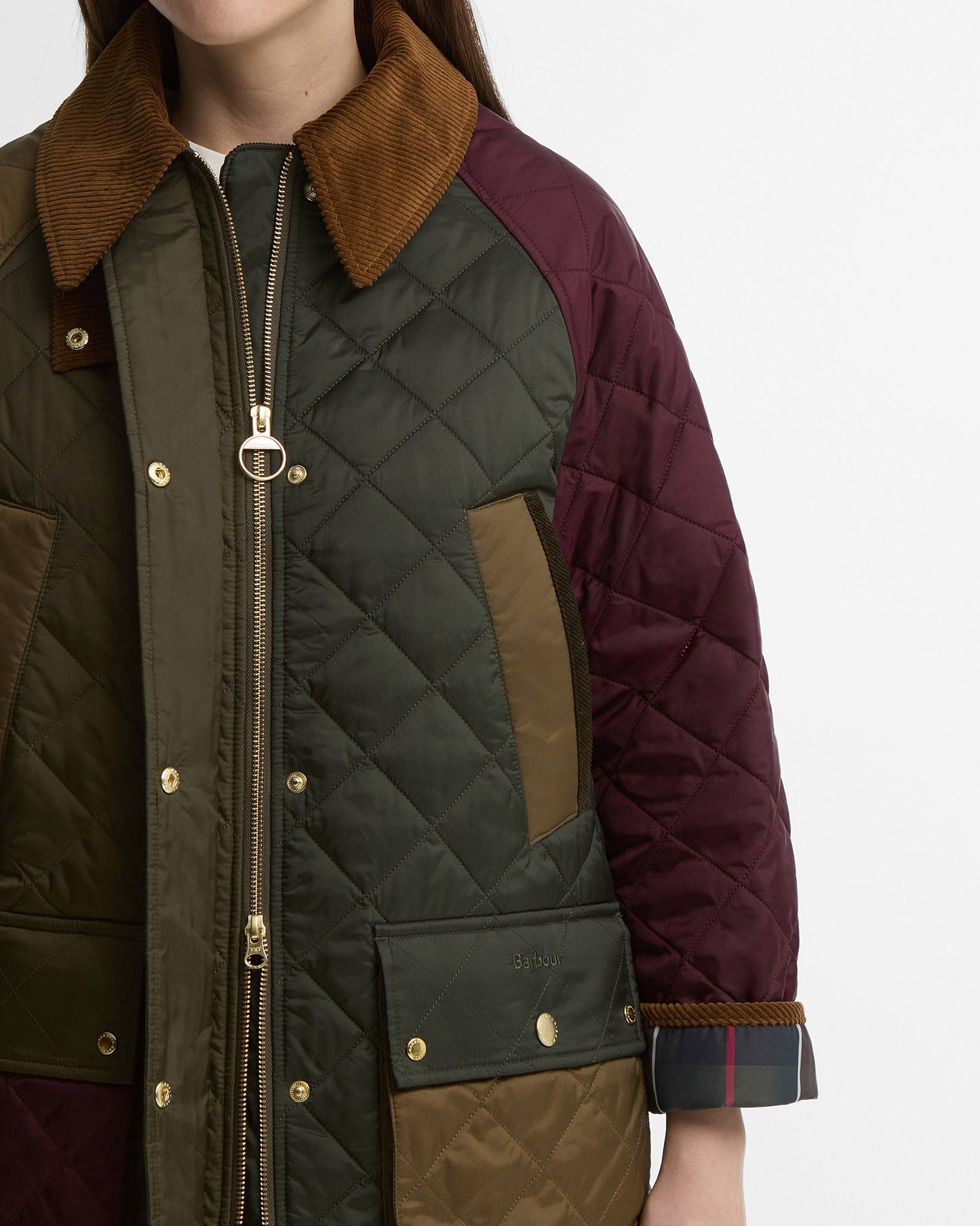 Patchwork Bedale Quilted Jacket