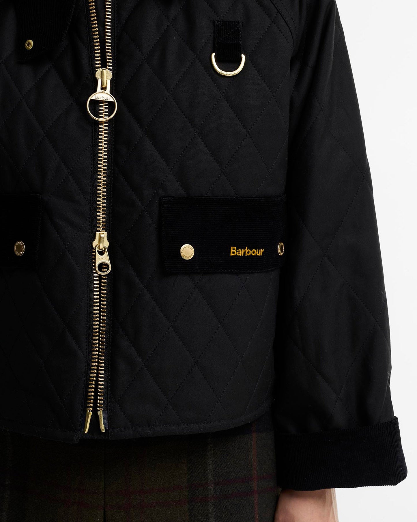 Classic Black Icons Spey Waxed Quilted Jacket