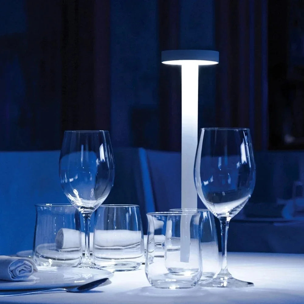 Portable Table Lamp with Cordless Rechargeable Dimmable LED Lighting