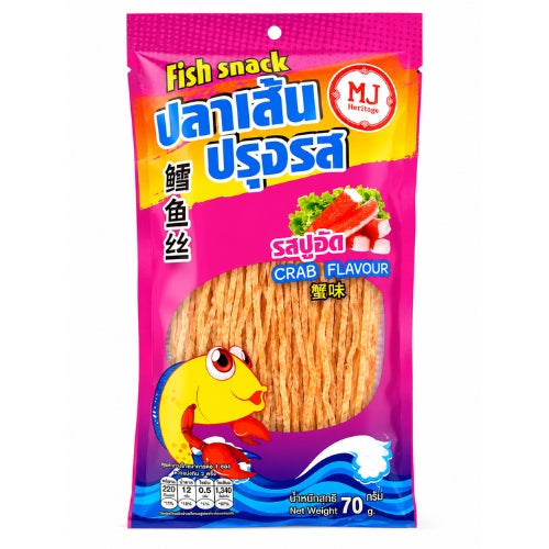 MJ Fish Snack Crab 70g