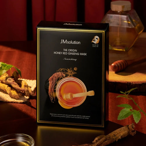 JMSOLUTION The Origin Honey Red Ginseng Mask (10)
