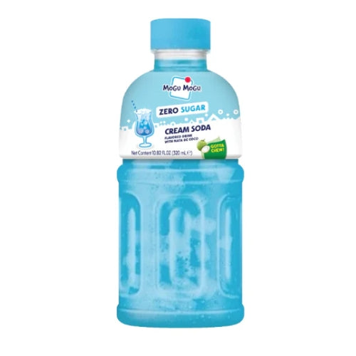 MOGU MOGU Nata de Coco Cream Soda Flavored Sugar Free 320ml