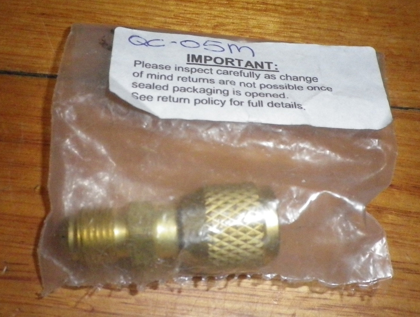 R410A 1/4 - 5/16SAE Vacuum Pump & Gauge Adaptor - Part # QC-05M