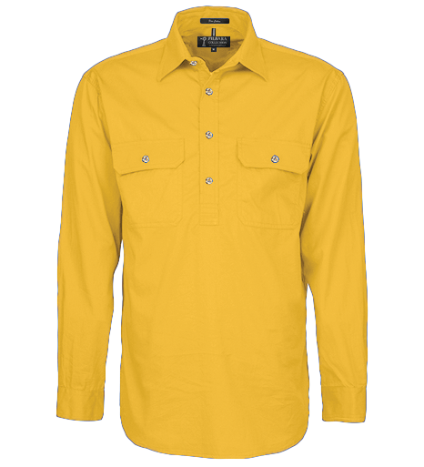 Men's Pilbara Closed Front L/S Shirt