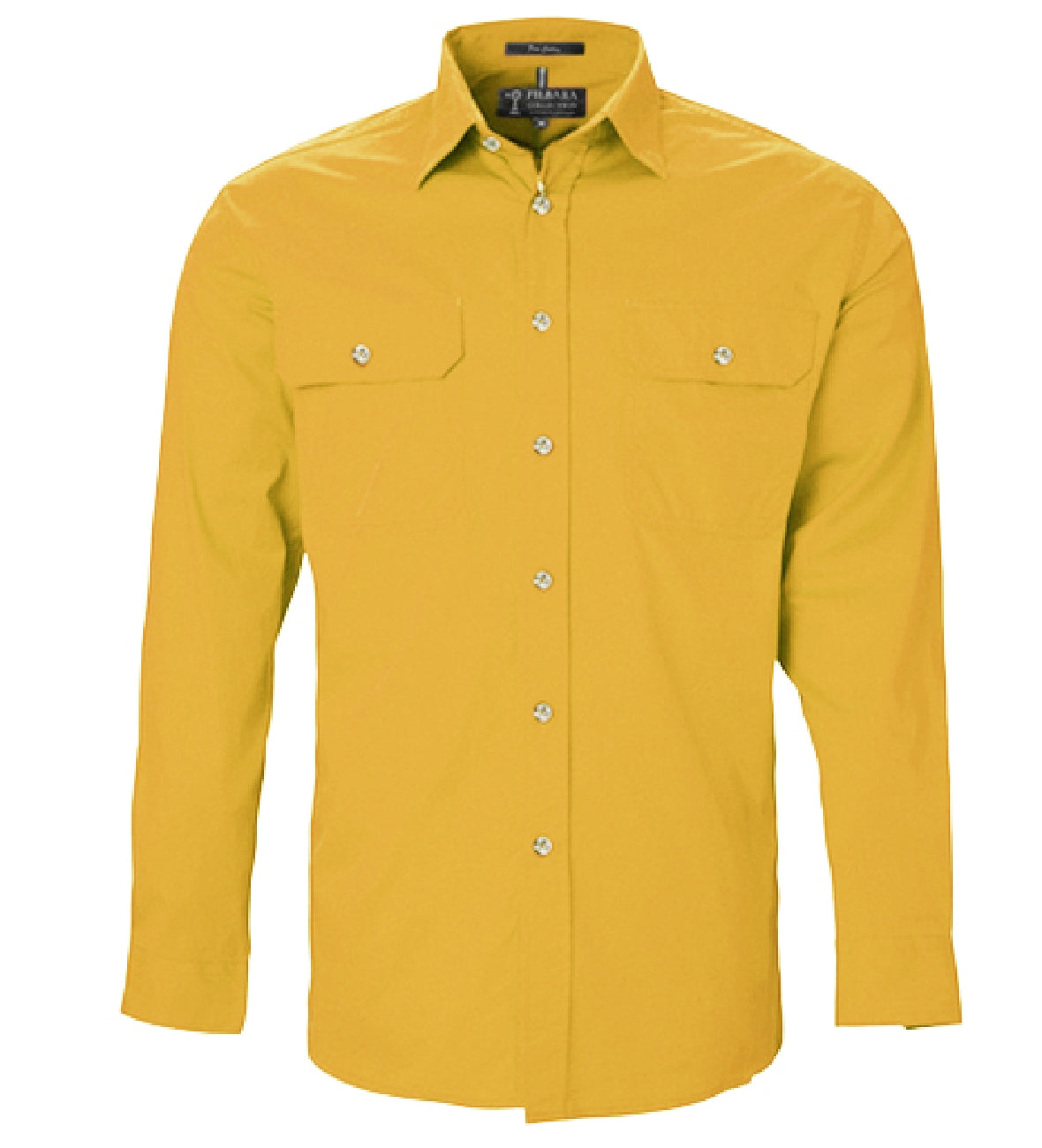 Men's Pilbara Open Front L/S Shirt