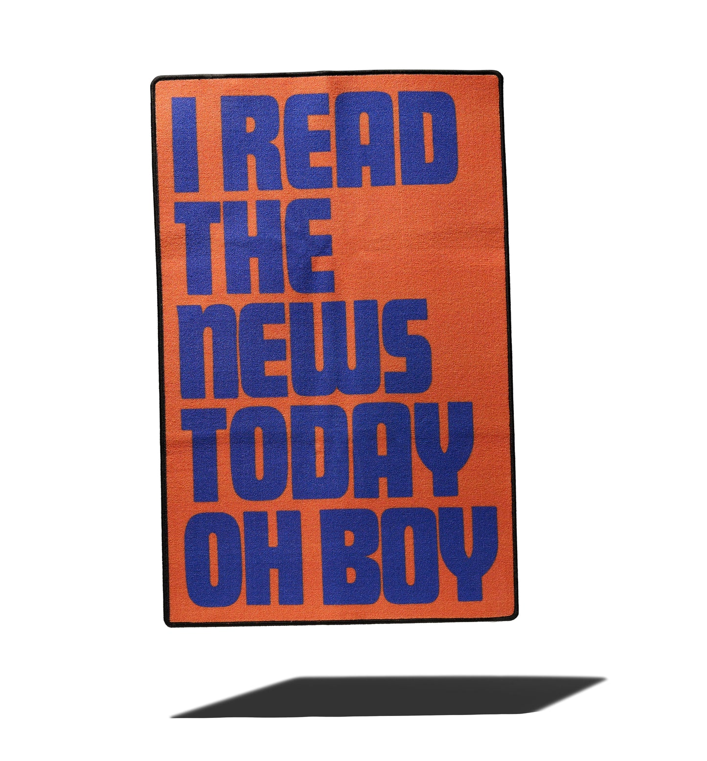 The Radical Media Archive Rug: "I Read The News Today Oh Boy"