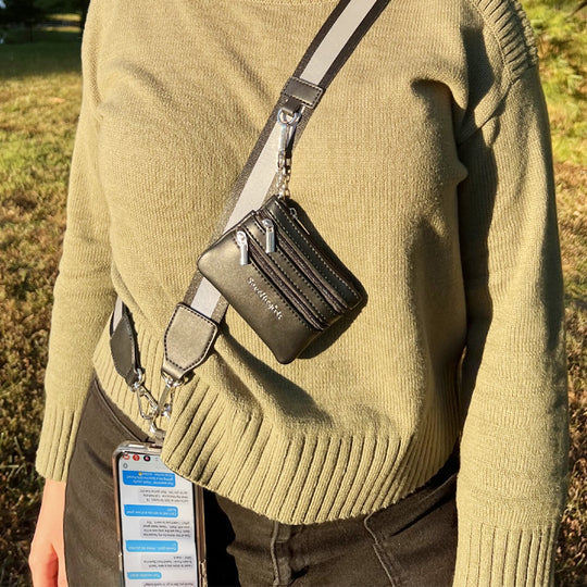 Clip & Go Strap with Pouch Reflective Collection