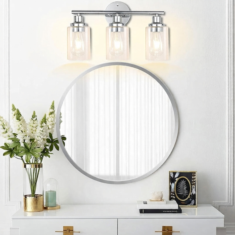 Retro Wall Sconce Light Fixture Versatile Reversible Mount