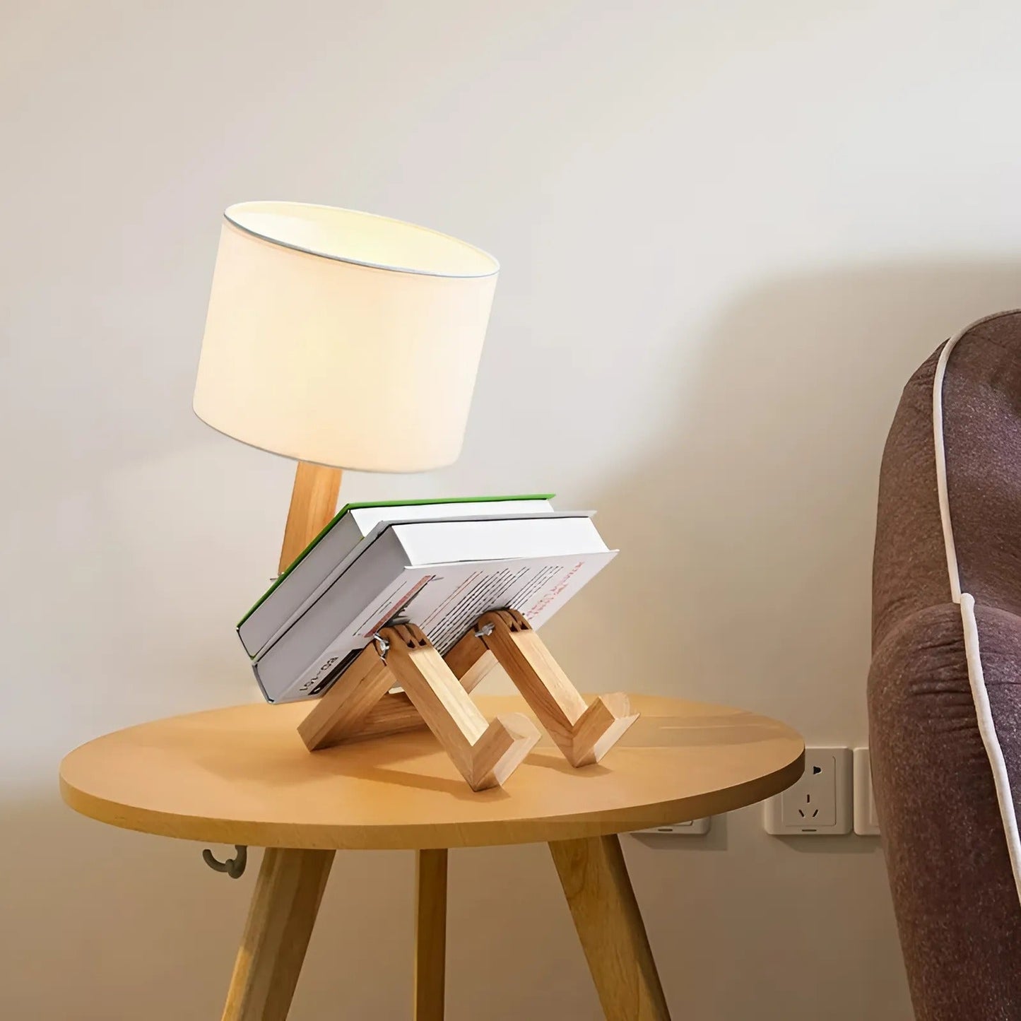 Robot Table Lamp, Adjustable, E27 Socket, Push Button Switch