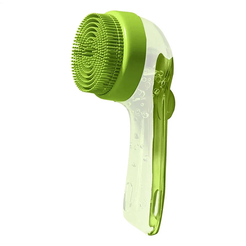 Silicone Bath Brush with Shampoo Dispenser