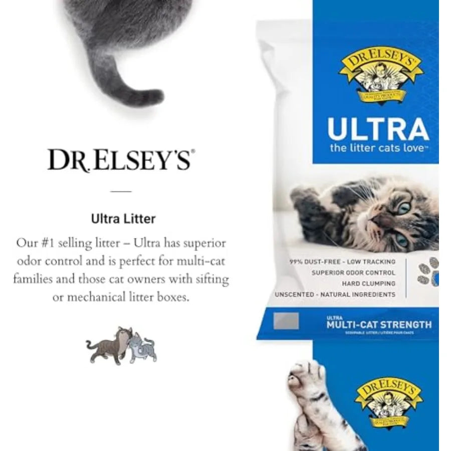 Ultra Unscented Clumping Cat Litter (40 lb)