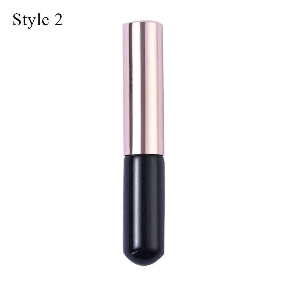 Upgrade Silicone Lip Brush With Cover Angled Concealer Brush Like Fingertips Q Soft Lipstick Makeup Brushes Round Head No Broken