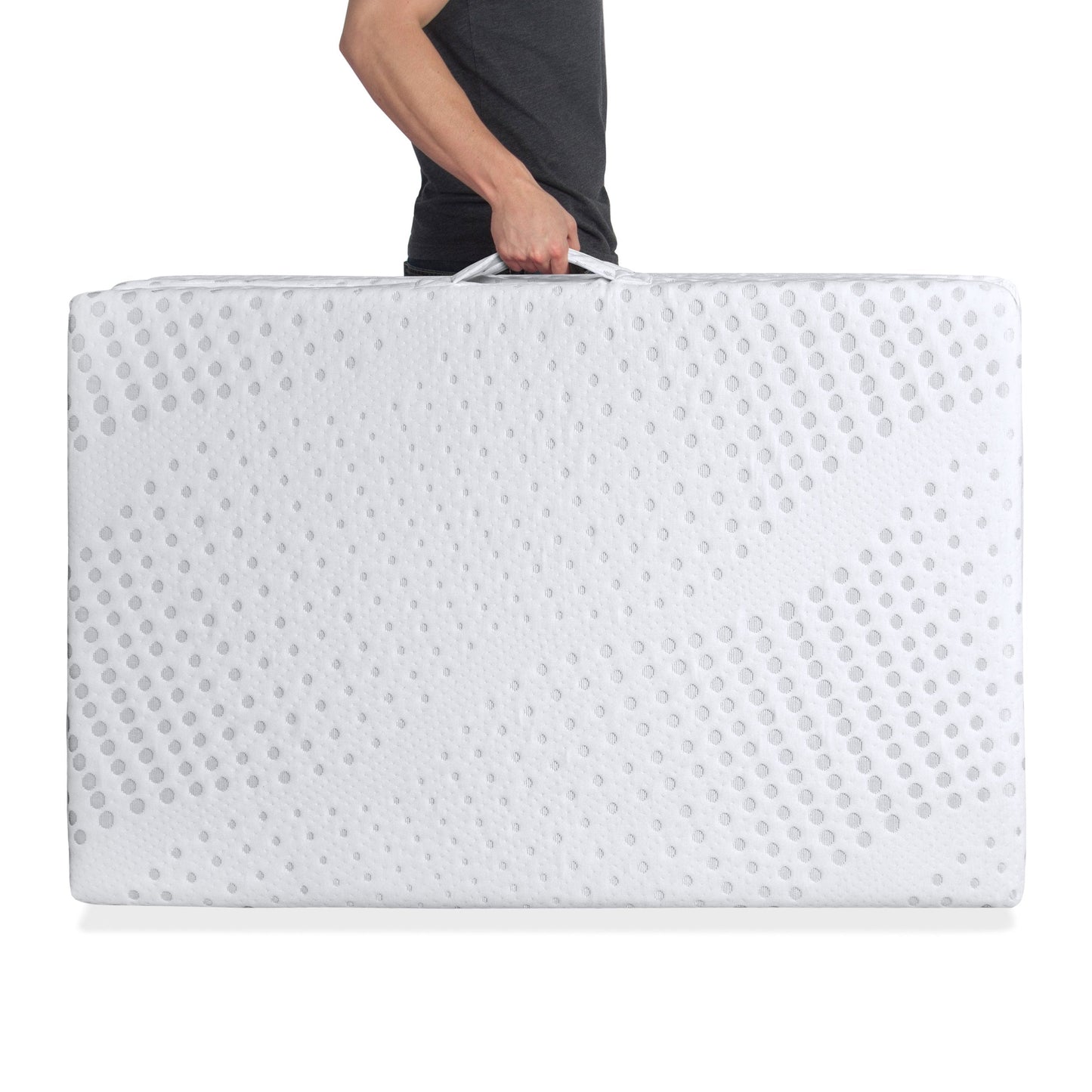3in Full Size Folding Memory Foam Mattress Topper