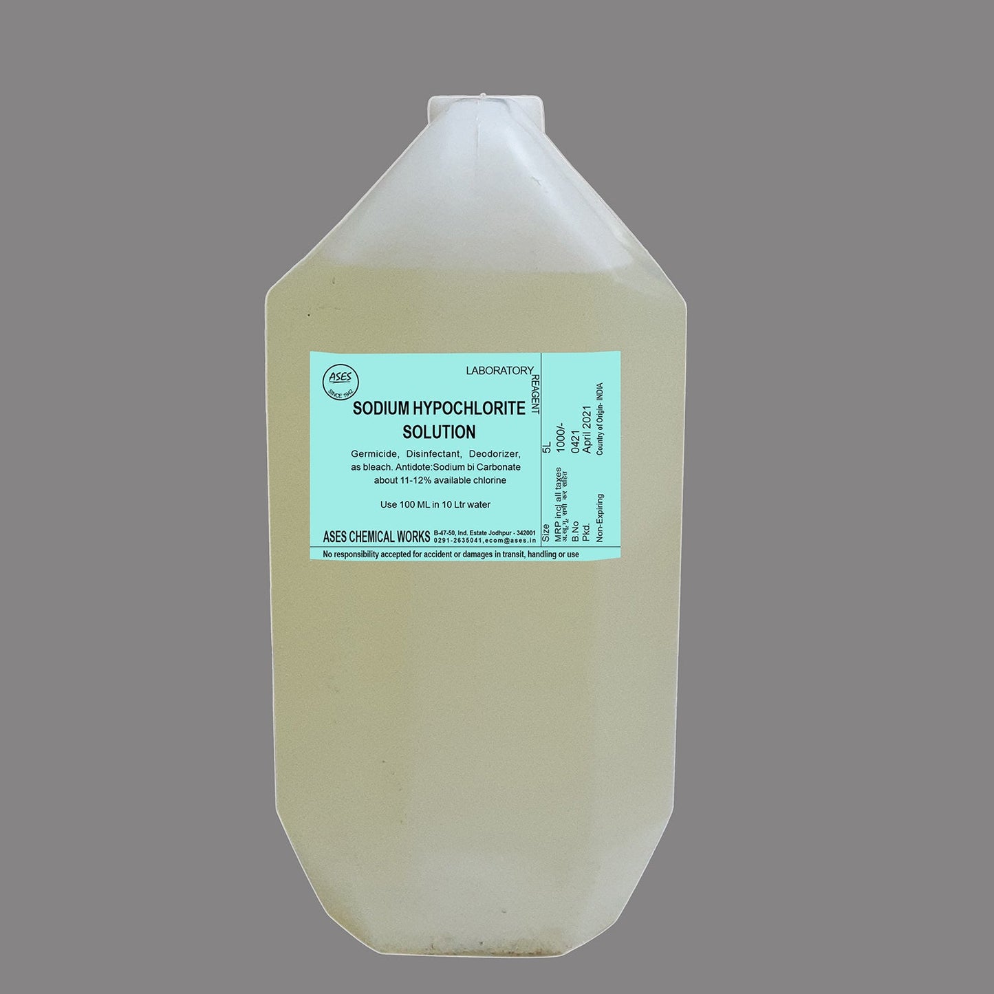 Sodium Hypochlorite 10-12%