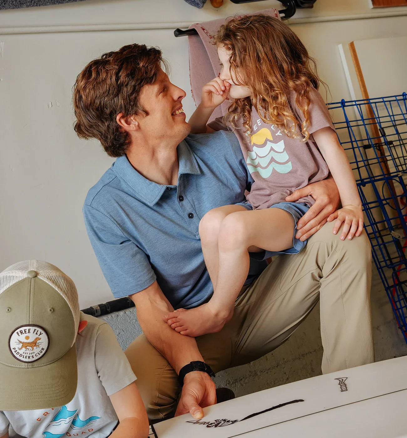 Men's Bamboo Flex Polo II - Heather Ocean Mist