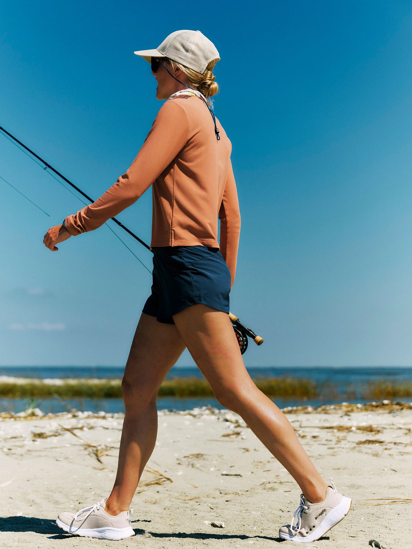 Women's Ribbed Bamboo Long Sleeve - Canyon Clay