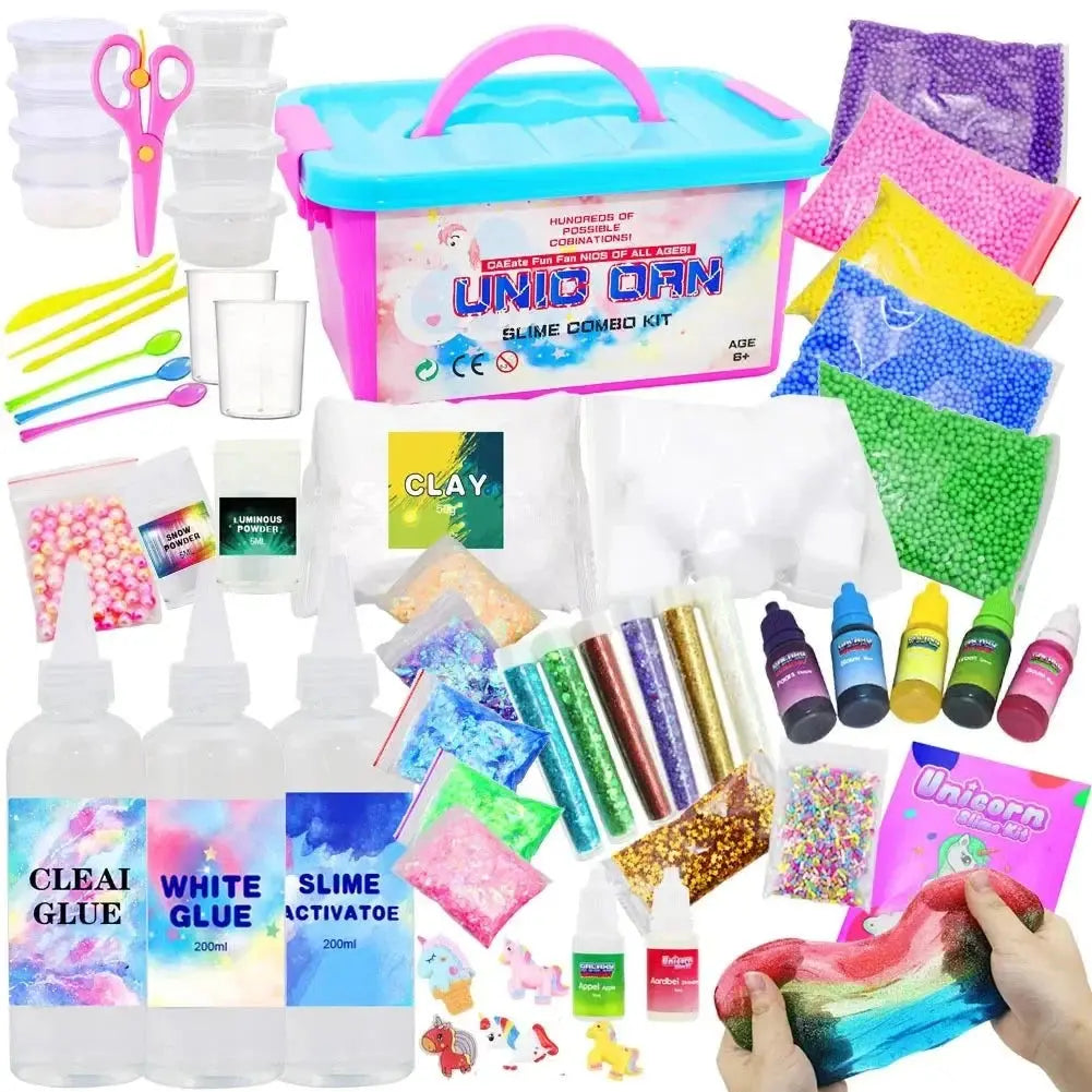 DIY Butter Slime Stress Relief Toy for Kids - Fun Gift Set for Creative Play and Relaxation