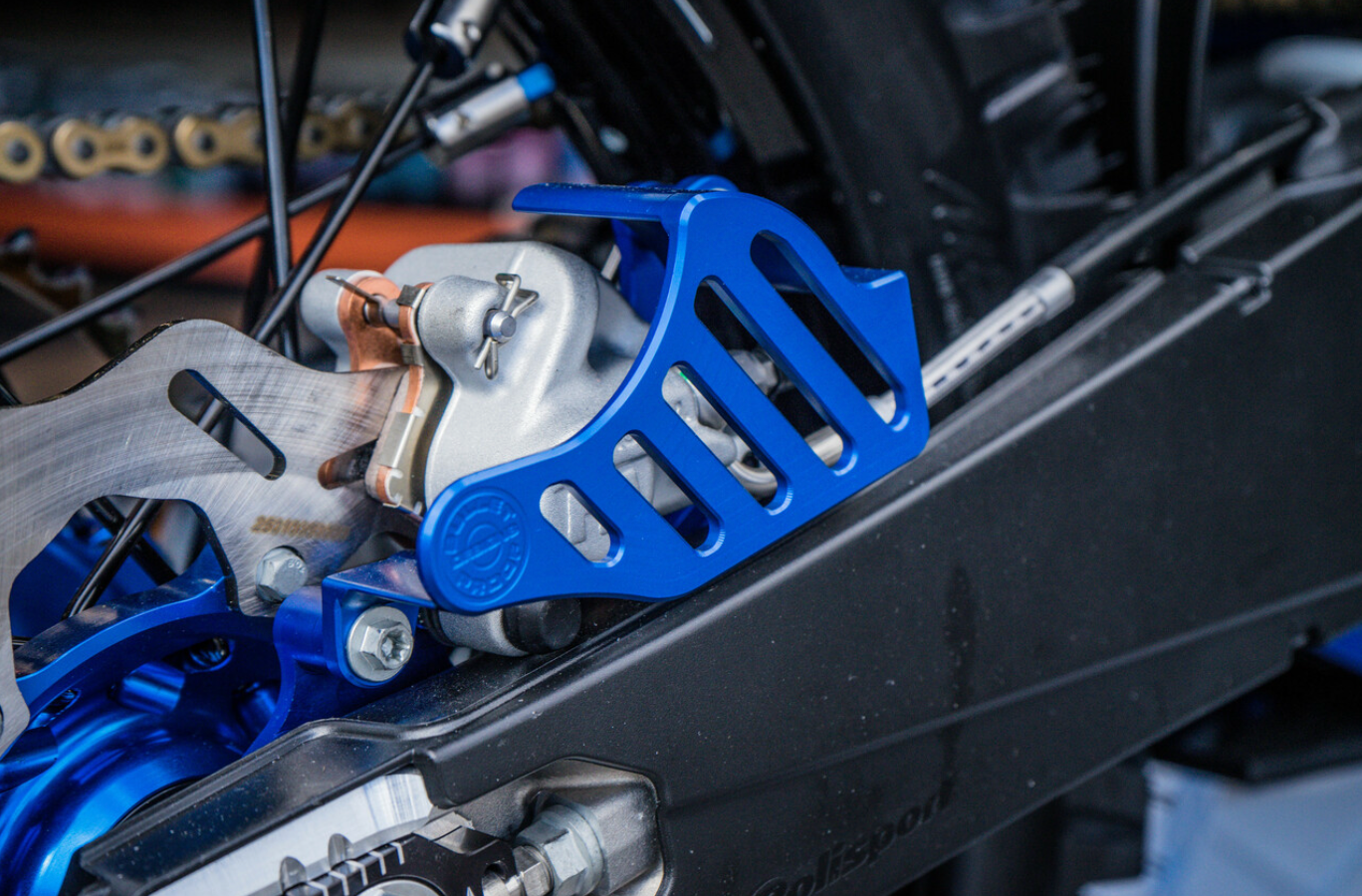 Bullet Proof Designs BPD REAR BRAKE CALIPER GUARD - FOR USE WITH ALL BPD REAR DISC GUARDS