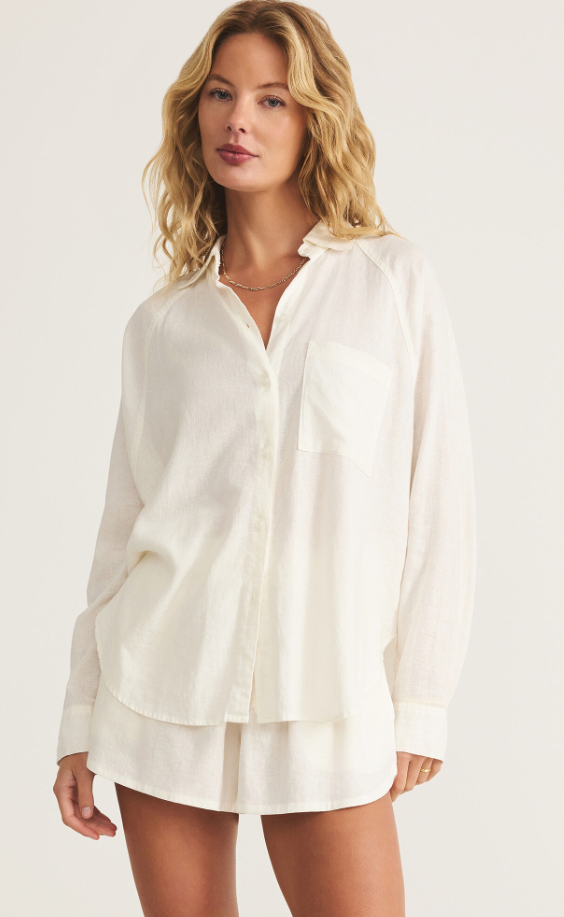 Z Supply The Perfect Linen Top