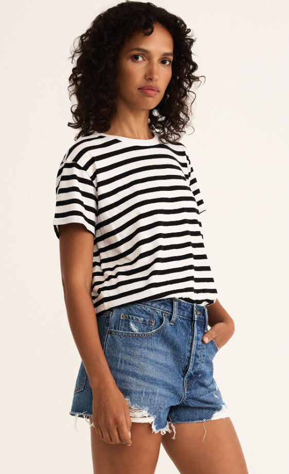 Z Supply Go To Striped Tee