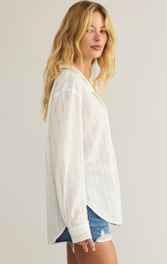 Z Supply Seaport Striped Shirt