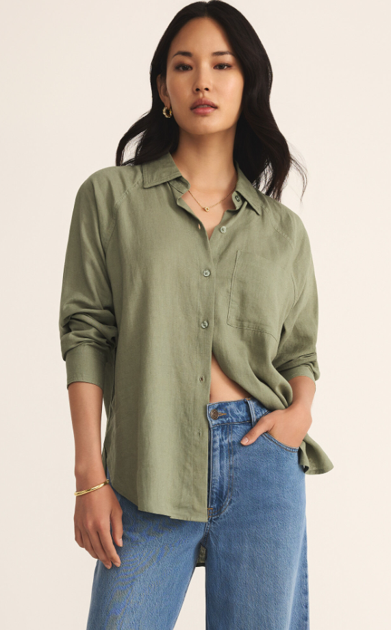 Z Supply The Perfect Linen Top