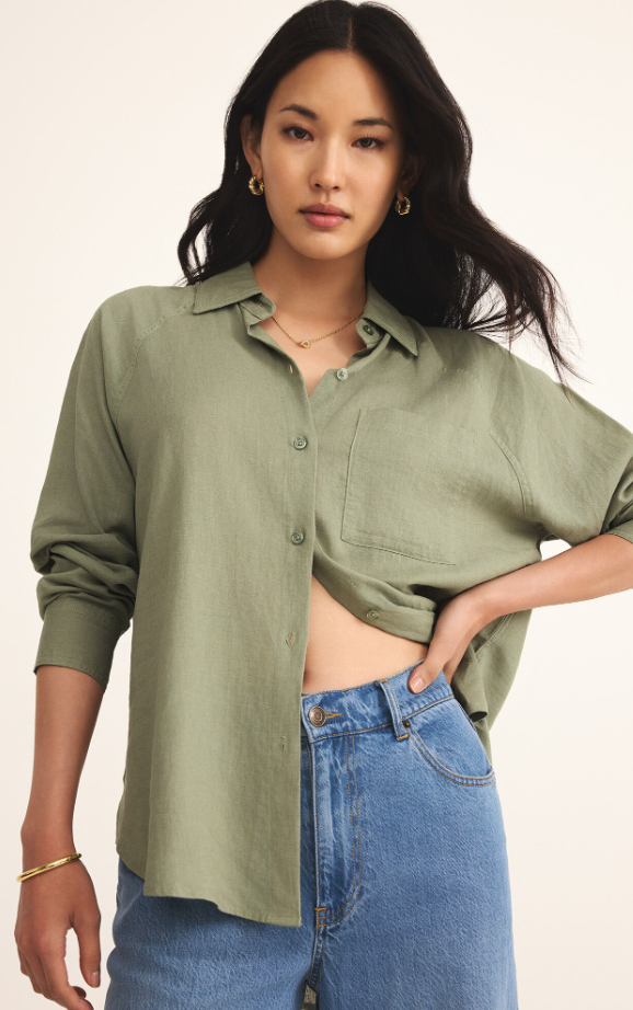 Z Supply The Perfect Linen Top