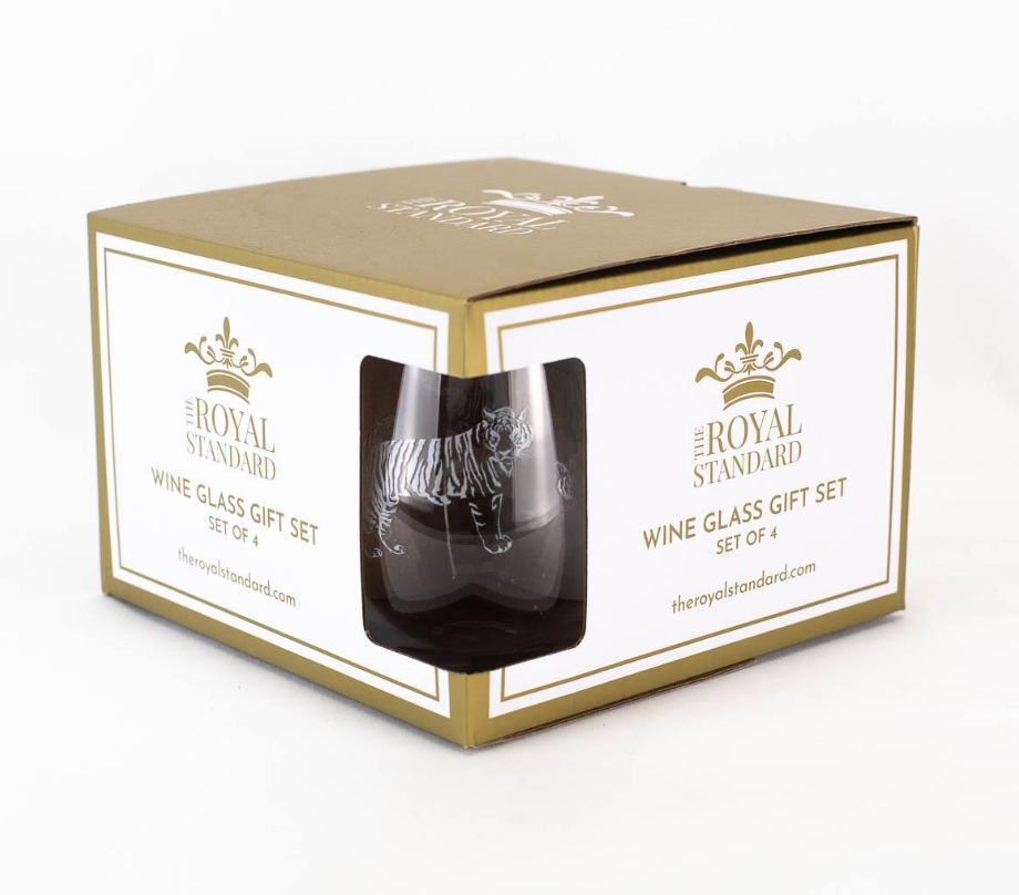 On the Prowl Wine Glass Gift Set