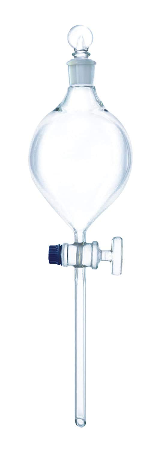 Seperating Funnel with Glass Stopcock and Glass Stopper