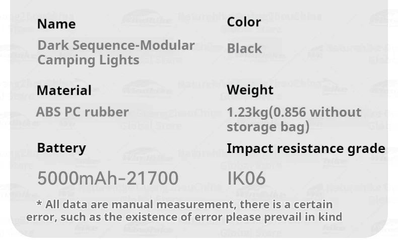 BLACKDOG Multifunctional Module Light Portable 5000mAh Anti-mosquito Fan Speaker Air Pump Camping Lamp Flashlight Waterproof Atmosphere Light