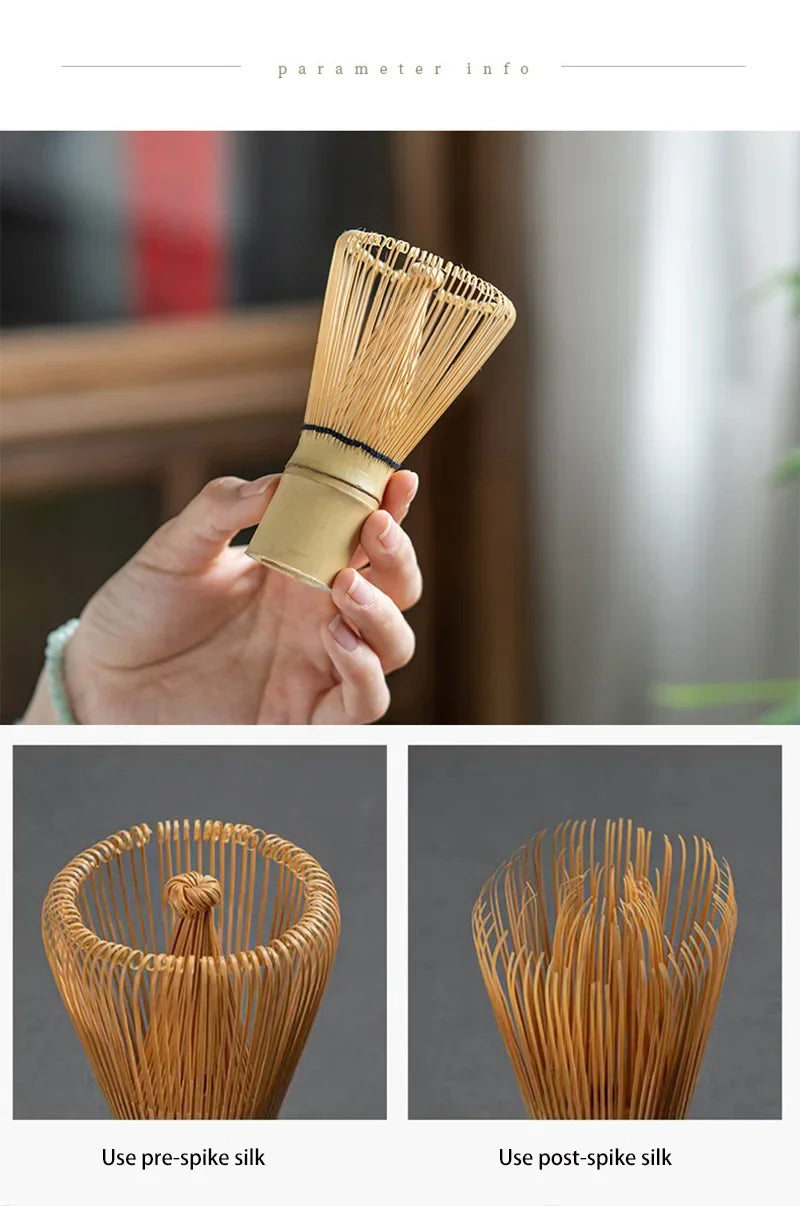 3 in 1 Matcha Set Bamboo Whisk- HMT15BW