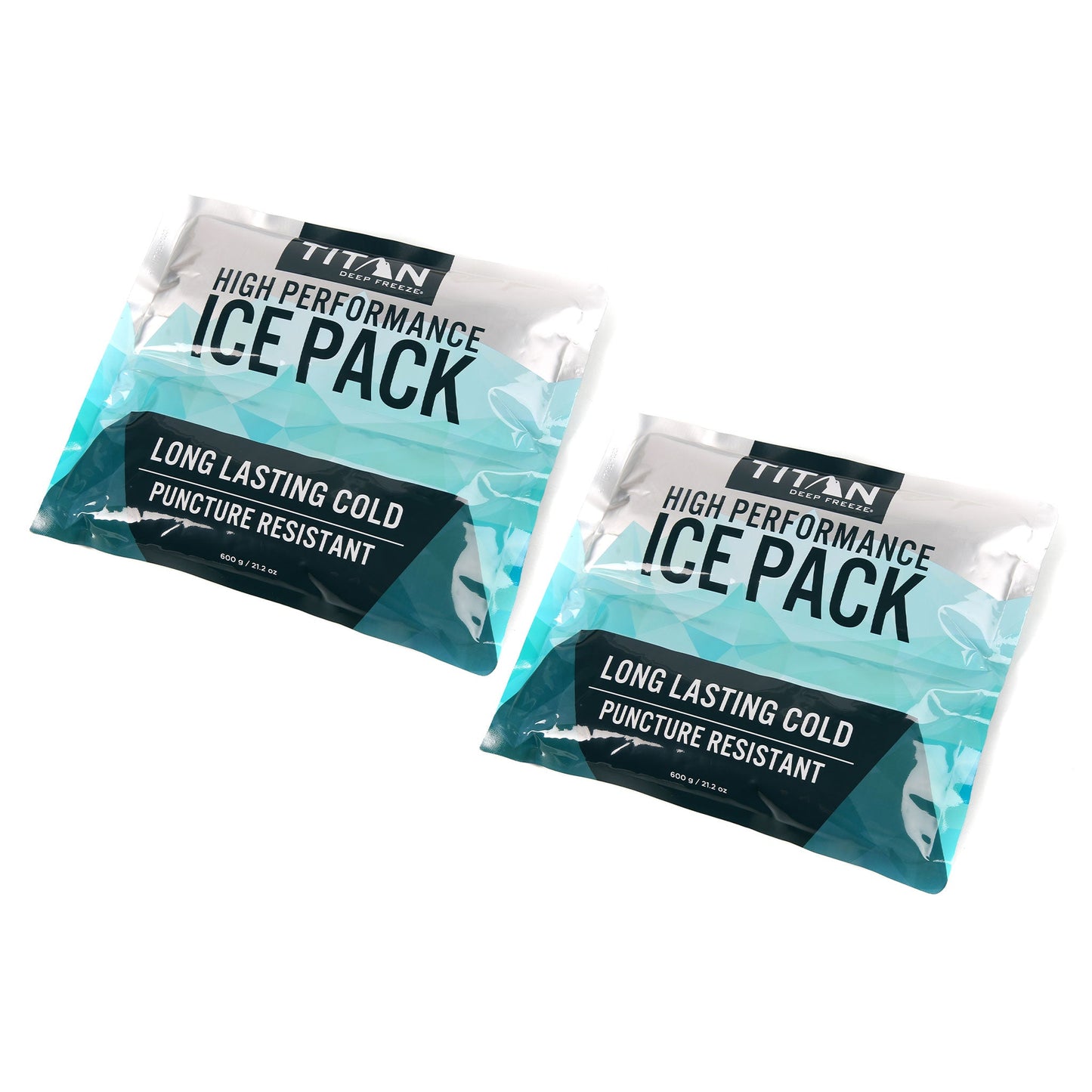 Set of 2 High Performance Cooler Ice Packs (600g)
